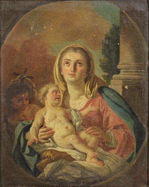 Scuola napoletana, sec. XVIII  - Auction ARCADE | 15th to 20th century paintings - Digital Auctions