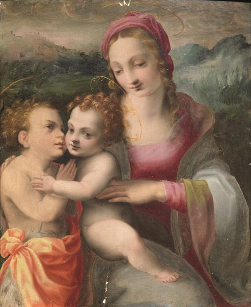Scuola fiorentina, sec. XVI  - Auction ARCADE | 15th to 20th century paintings - Digital Auctions