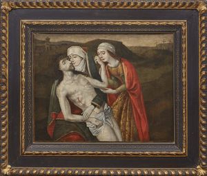 Scuola tedesca, inizio sec. XVI  - Auction ARCADE | 15th to 20th century paintings - Digital Auctions
