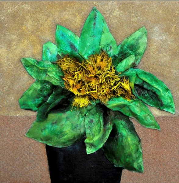 Vaso di fiori gialli  - Auction Per Luana - Digital Auctions