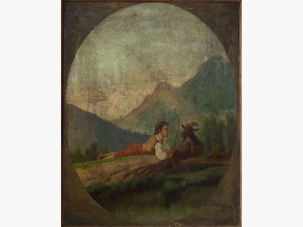 Landscapes with shepherds  - Auction Tuscan style: curiosities from a country residence - Digital Auctions