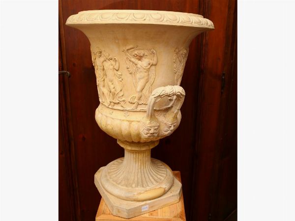 Grande vaso mediceo in terracotta di Signa  - Asta Stile toscano: curiosit da una residenza di campagna - Digital Auctions