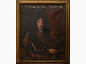 Ritratto dell'Imperatore Leopoldo I s'Asburgo in armatura  - Asta Stile toscano: curiosit da una residenza di campagna - Digital Auctions