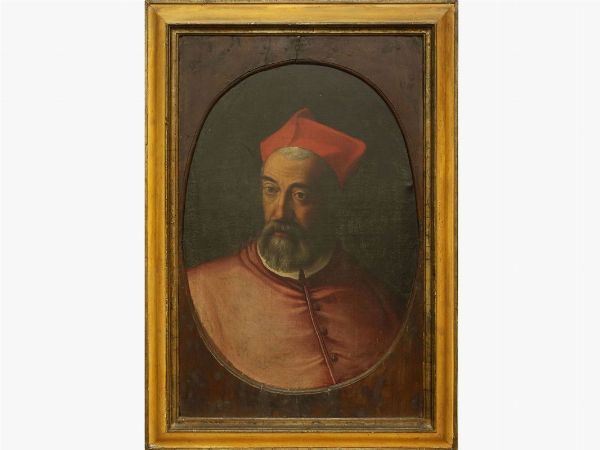 Portrait of a cardinal  - Auction Furniture and Paintings from the Ancient Fattoria Franceschini, partly from Villa I Pitti - Digital Auctions
