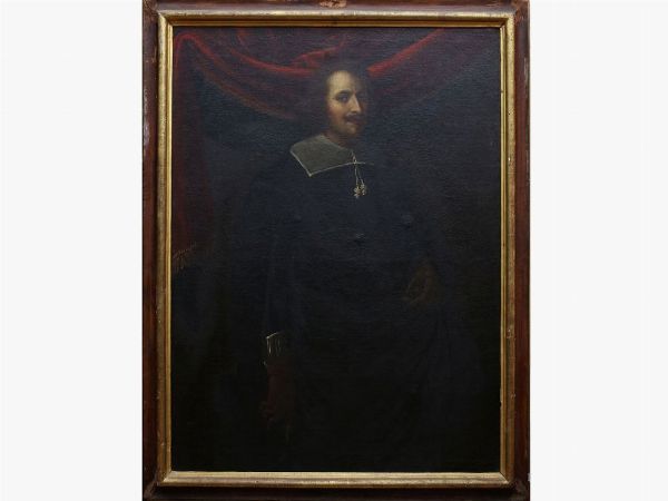 Portrait of prelate  - Auction Furniture and Paintings from the Ancient Fattoria Franceschini, partly from Villa I Pitti - Digital Auctions