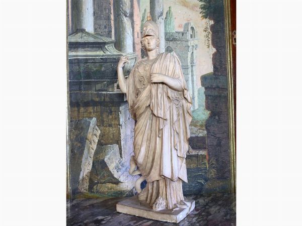 Minerva, attributable to the Manifattura di Signa  - Auction Furniture and Paintings from the Ancient Fattoria Franceschini, partly from Villa I Pitti - Digital Auctions