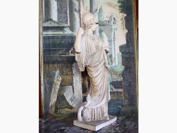 Minerva, attributable to the Manifattura di Signa  - Auction Furniture and Paintings from the Ancient Fattoria Franceschini, partly from Villa I Pitti - Digital Auctions