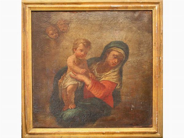 Madonna with Child  - Auction Furniture and Paintings from the Ancient Fattoria Franceschini, partly from Villa I Pitti - Digital Auctions