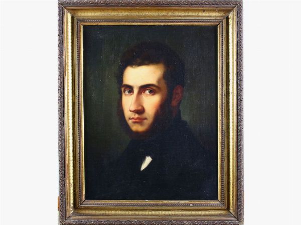 Ritratto di gentiluomo  - Asta Arredi e Dipinti dall'antica Fattoria Franceschini, in parte provenienti da Villa I Pitti - Digital Auctions