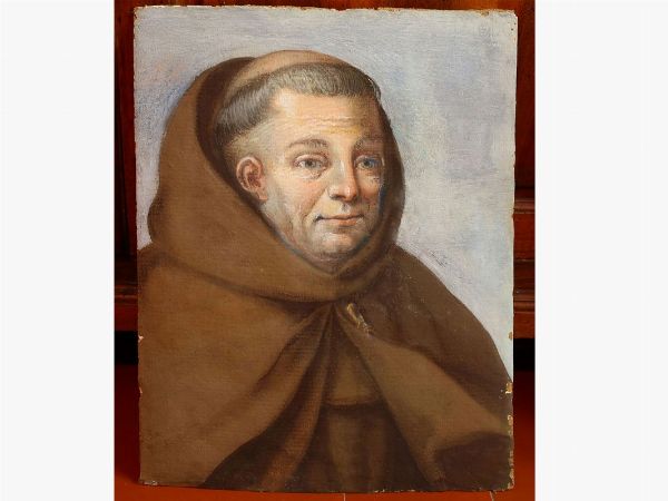 Portrait of a friar  - Auction Furniture and Paintings from the Ancient Fattoria Franceschini, partly from Villa I Pitti - Digital Auctions