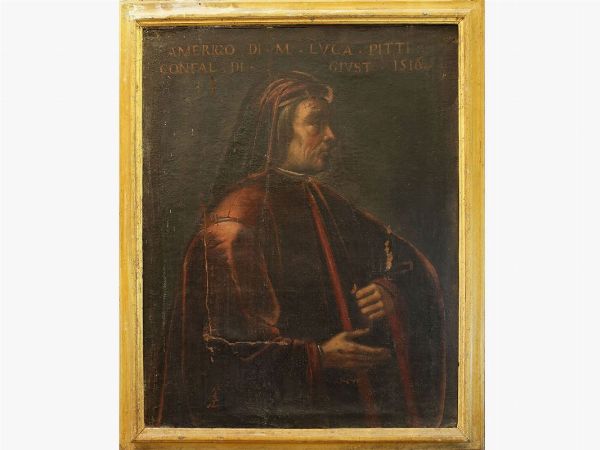 Portrait of Amerigo di M. Luca Pitti  - Auction Furniture and Paintings from the Ancient Fattoria Franceschini, partly from Villa I Pitti - Digital Auctions