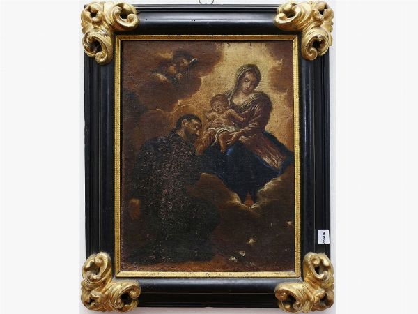 The Virgin Mary with Baby Jesus appears to St. Francis Xavier  - Auction Furniture and Paintings from the Ancient Fattoria Franceschini, partly from Villa I Pitti - Digital Auctions