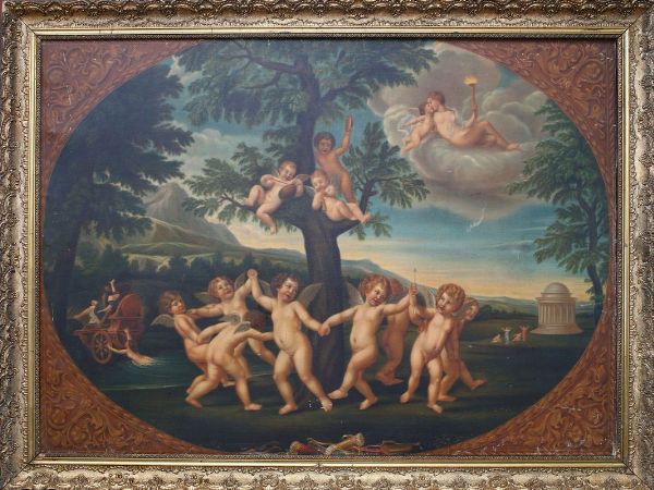 La danza degli amorini  - Asta Arredi e Dipinti dall'antica Fattoria Franceschini, in parte provenienti da Villa I Pitti - Digital Auctions