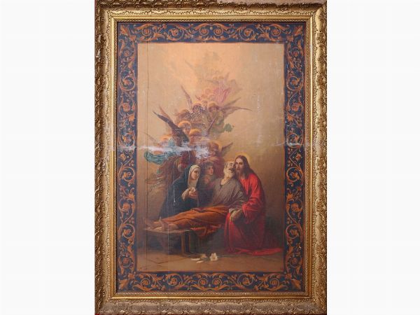 The death of saint josep  - Auction Furniture and Paintings from the Ancient Fattoria Franceschini, partly from Villa I Pitti - Digital Auctions