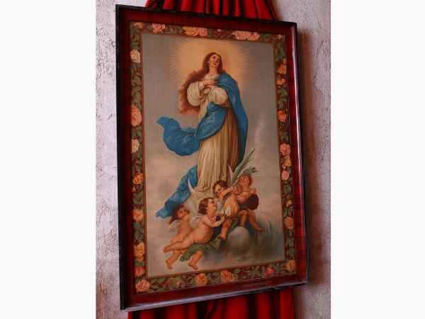 Madonna  - Asta Arredi e Dipinti dall'antica Fattoria Franceschini, in parte provenienti da Villa I Pitti - Digital Auctions