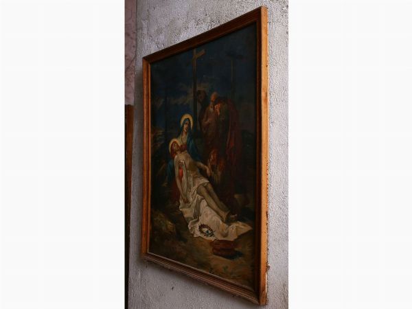 Scene della Deposizione  - Asta Arredi e Dipinti dall'antica Fattoria Franceschini, in parte provenienti da Villa I Pitti - Digital Auctions
