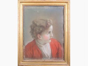 Portrait of a boy  - Auction Furniture and Paintings from the Ancient Fattoria Franceschini, partly from Villa I Pitti - Digital Auctions