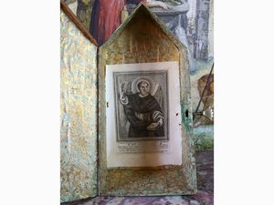 Reliquiario in legno e argento  - Asta Arredi e Dipinti dall'antica Fattoria Franceschini, in parte provenienti da Villa I Pitti - Digital Auctions