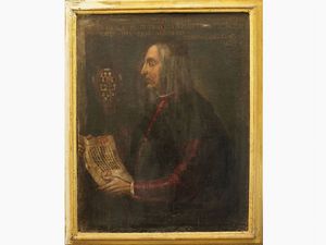 Portrait of Bonaccorso Neri Pitti  - Auction Furniture and Paintings from the Ancient Fattoria Franceschini, partly from Villa I Pitti - Digital Auctions